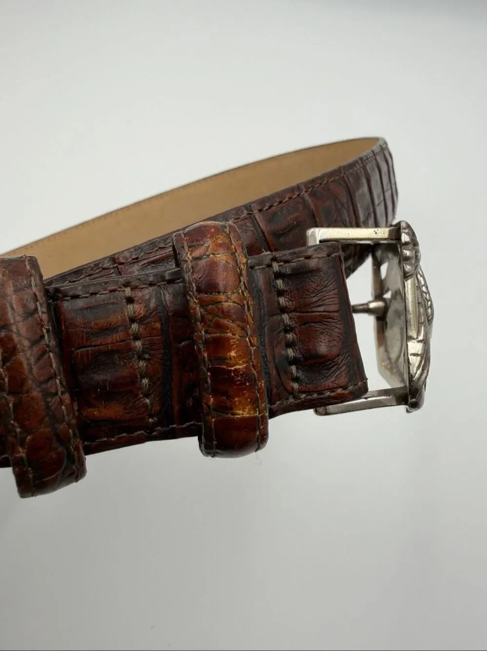 Brighton brown croc